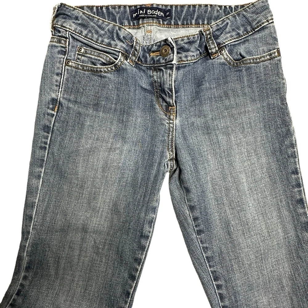 Mini Boden straight leg jeans 13Y